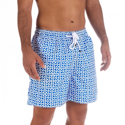 Blue Tile Swim Shorts